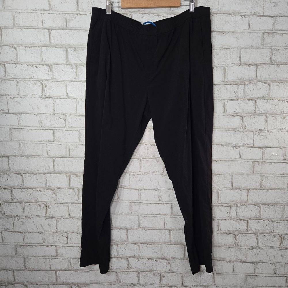 Eddie Bauer nylon men's black pants